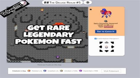 delugerpg hack legendary pokemon|DelugeRPG pokemon finder cheat easy way to get legendary .